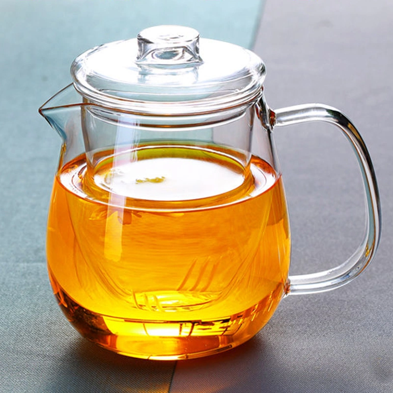 Factory Sale Clear Borosilicate Heat Resistant Tea Pot Glass